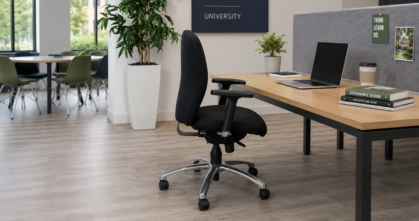 Reupholstered Task Chair